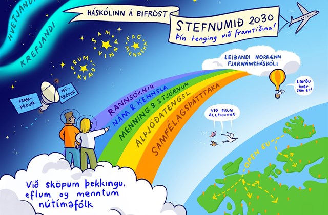 Háskólinn á Bifröst settur í morgun frá Siglufirði