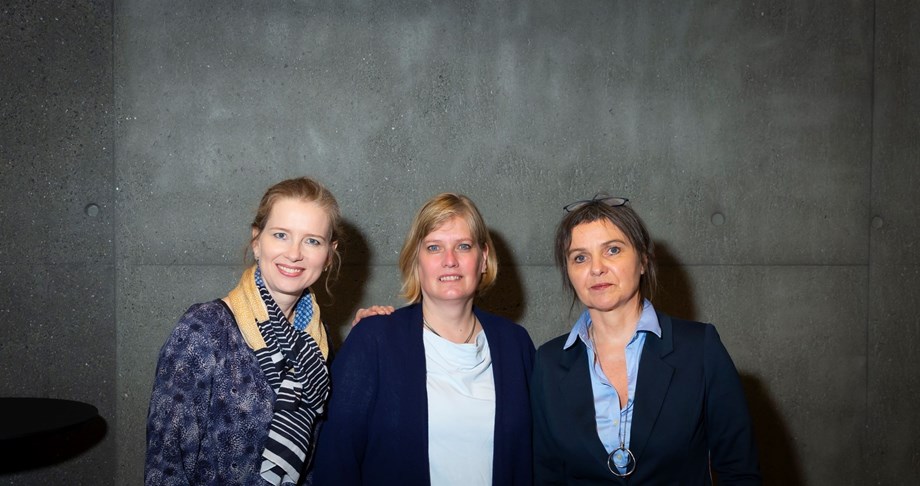 Dr. Ásta Bjarnadóttir, dr. Katrín Ólafsdóttir og dr. Arney Einarsdóttir.