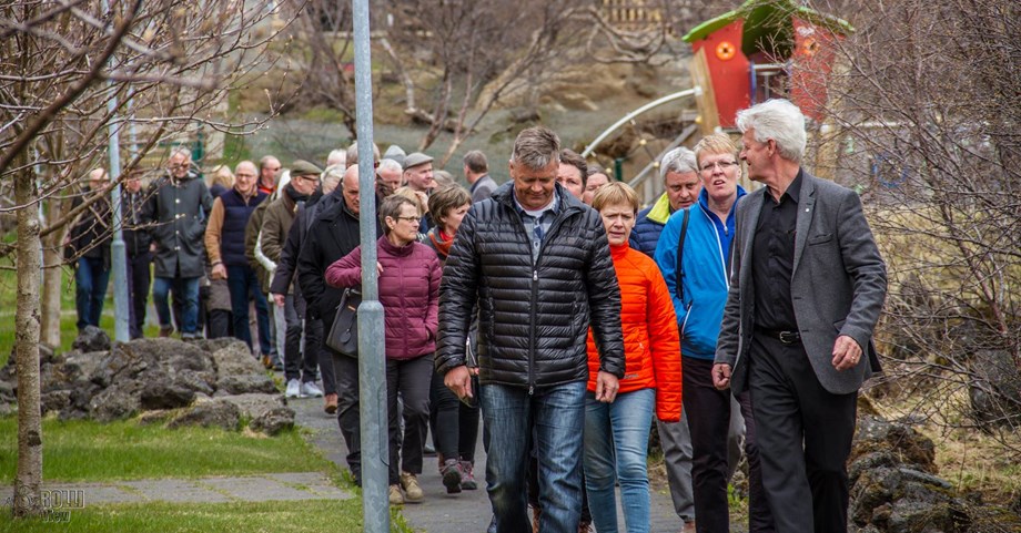 Útskriftarhópur heimsækir gamlar námsslóðir á Bifröst