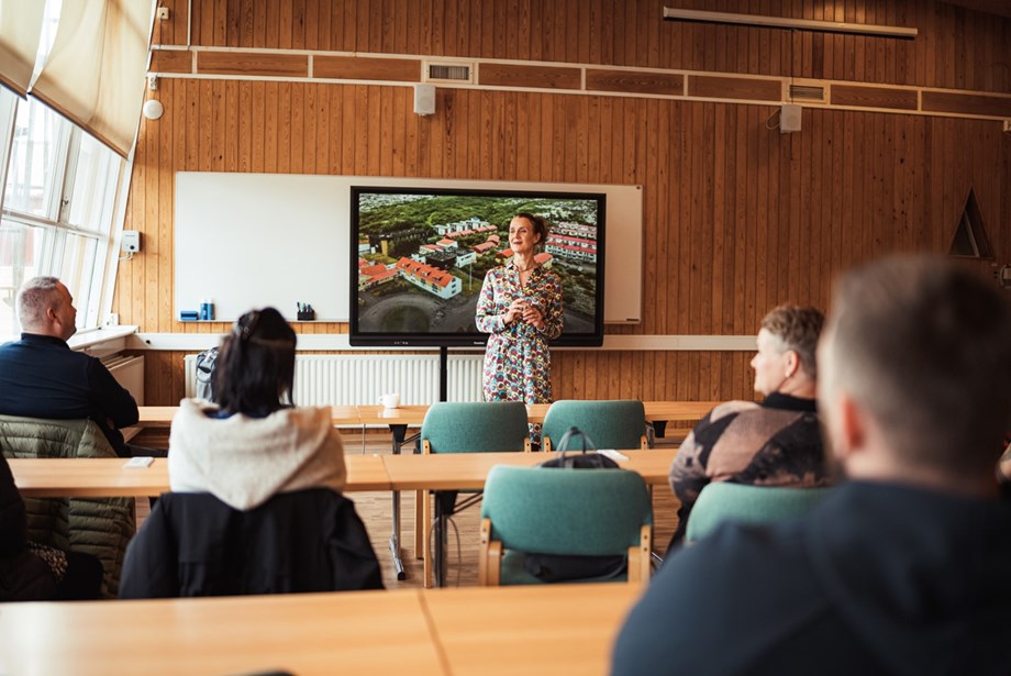 Margréti Jónsdóttur Njarðvík, rektor, bauð þátttakendur velkomna á Bifröst. 